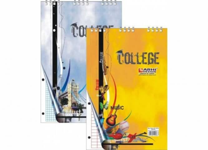 Bloc notes A4 Arhidesign matematica 80file 70g/mp College
