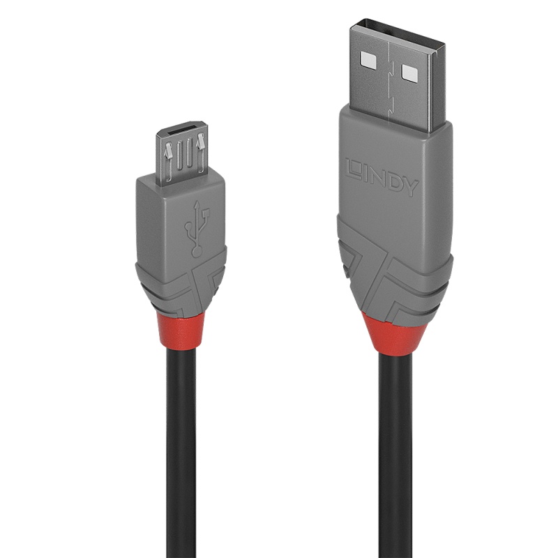 Cablu Lindy 1m USB 2.0 Type A - MicroUSB - 3 | YEO