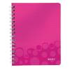 Caiet de birou A5, PP, cu spira, matematica Leitz Wow - 3 | YEO