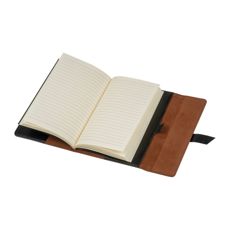 Caiet notes cu copertă din piele artificială Macma, A5, 160 file - 1 | YEO