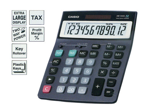 Calculator de birou Casio DM1200