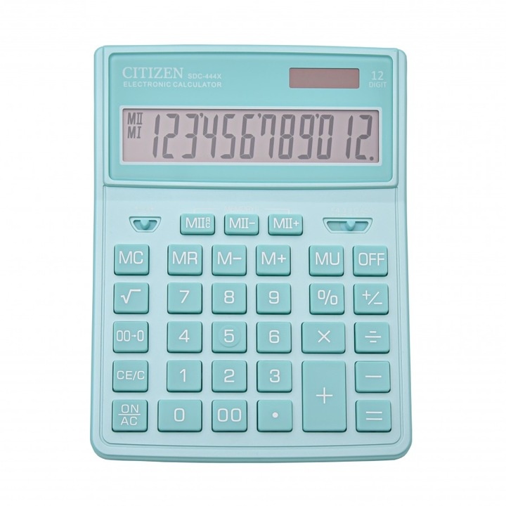 Calculator de birou Citizen SDC-444XGN, 12 digits, 155 x 32 x 204 mm - 2 | YEO
