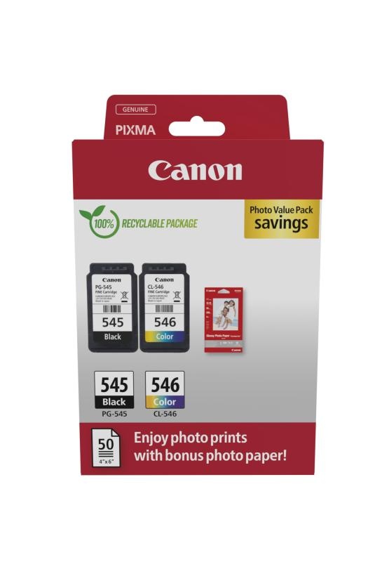 CANON PG-545 /CL-546 PHOTO VALUE PACK - 1 | YEO