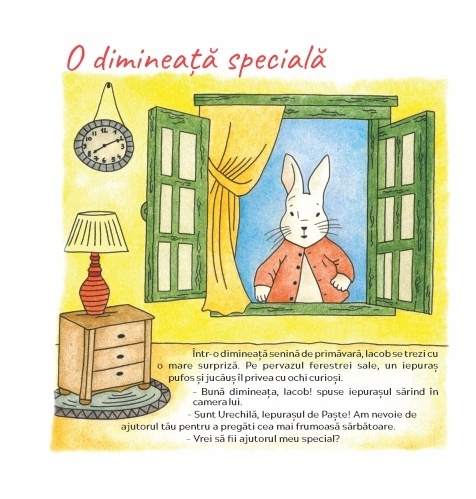 Carte de colorat personalizată Aventurile lui ... și ale Iepurașului Urechilă - 1 | YEO