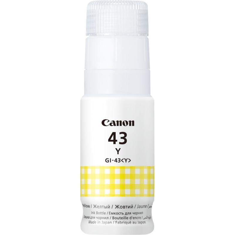 Cartus cerneala Canon GI-43Y, culoare yellow, capacitate 3800 pagini,60ml,pentru Canon Pixma G540, G640. - 2 | YEO