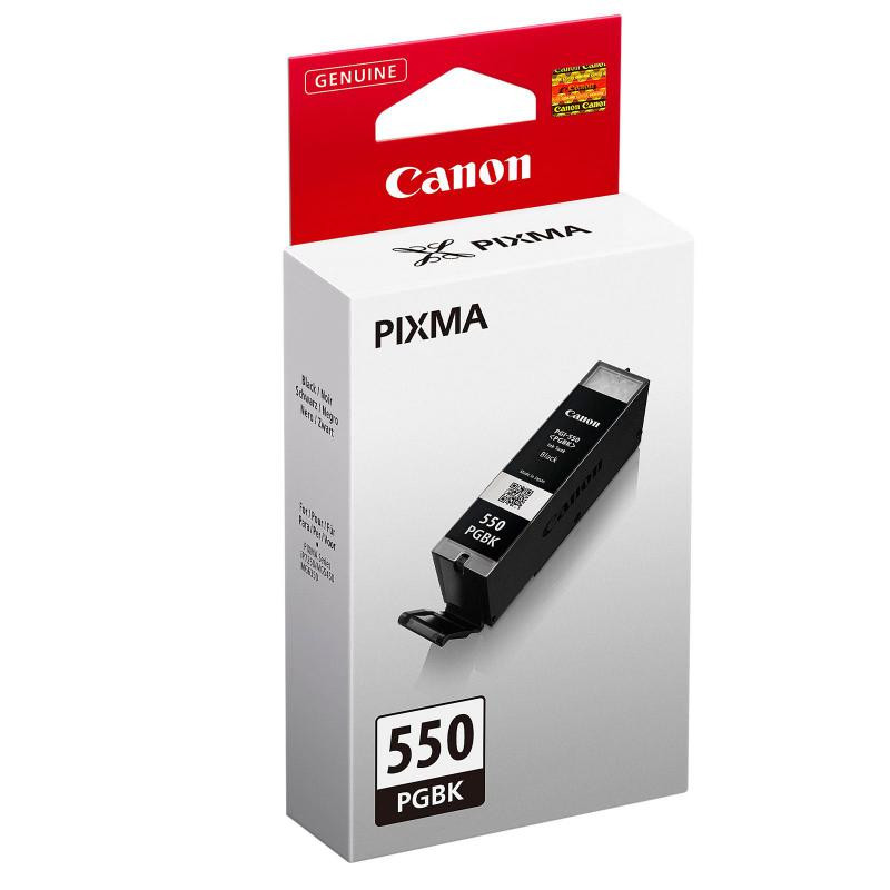Cartus cerneala Canon PGI-550 PGBK, pigment black, capacitate 15ml, pentru Canon Pixma IP7250, Pixma