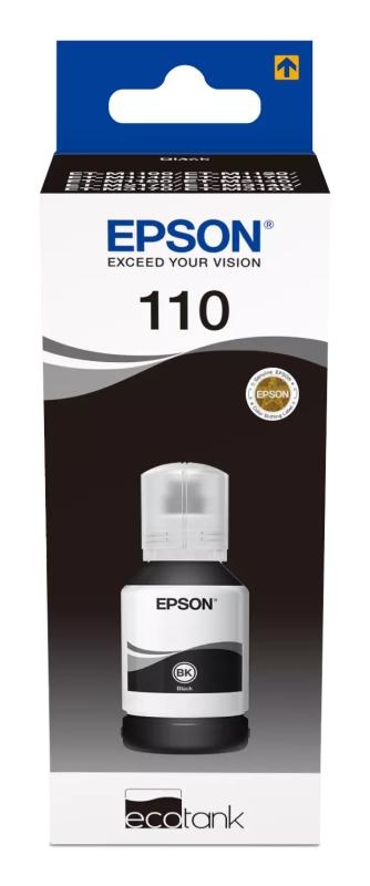 Cartus cerneala Epson 110, pigment black, compatibilitate: EcoTank M3170, M3140, M2170, M2140, M1180, - 1 | YEO