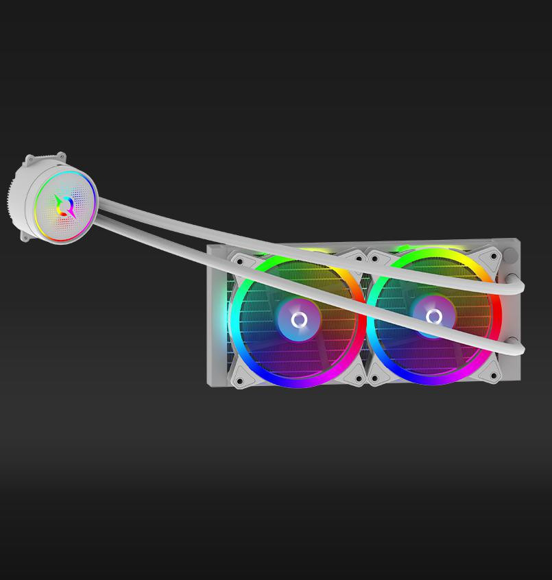 CPU Cooler Aquarius 240 AIO White ARGB - 4 | YEO