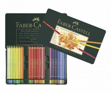 CREIOANE COLORATE 60 CULORI POLYCHROMOS FABER-CASTELL - 1 | YEO