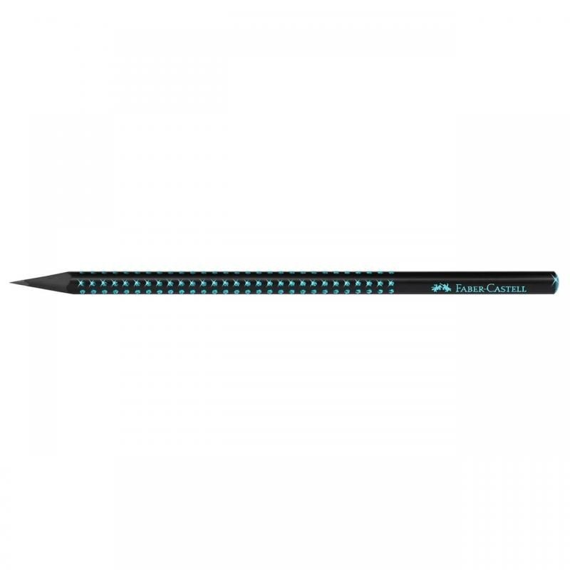 Creion grafit B Faber-castell Grip Sparkle negru - 1 | YEO