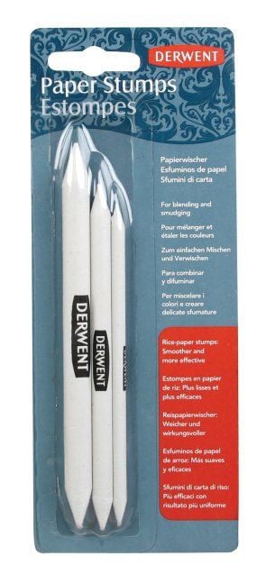 CREION PENTRU AMESTEC SI ESTOMPARE ALB 3/SET DERWENT ACADEMY PROFESSIONAL