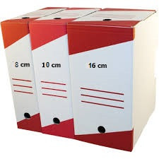 Cutie arhivare carton ondulat RTC 330 x 225 x 80 mm set 10 buc