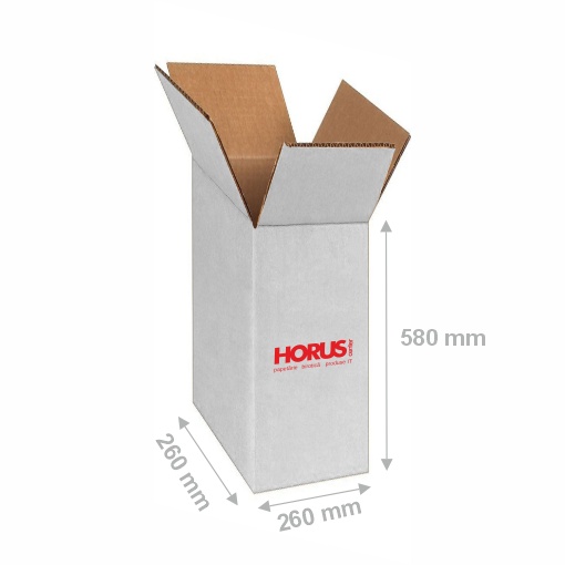 Cutie carton dreaptă 360 GR CO3 (260x260x580 mm)