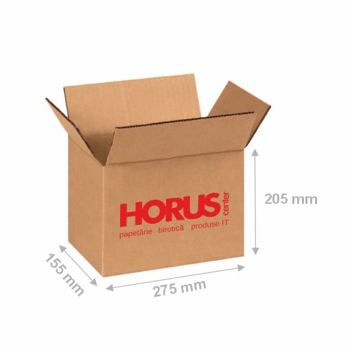Cutie carton dreaptă 360 GR CO3 (275x155x205mm)
