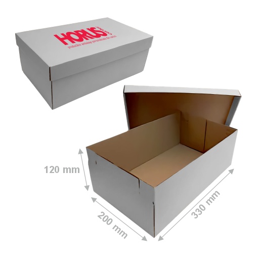 Cutie carton pentru pantofi, 330x200x120 mm