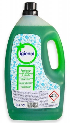 Detergent universal dezinfectant multisuprafete Igienol, 4L