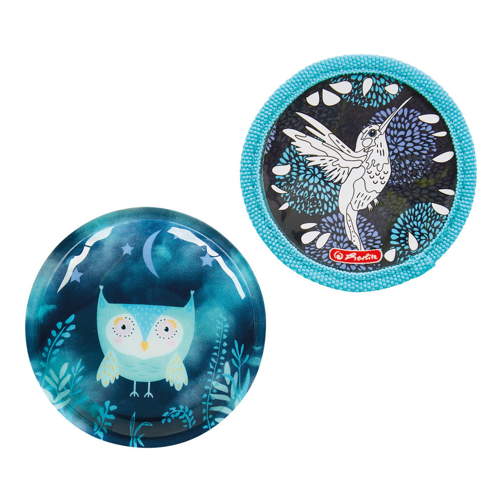 Ghiozdan fete neechipat, Herlitz Filolight Flower Owl + CADOU - 1 | YEO