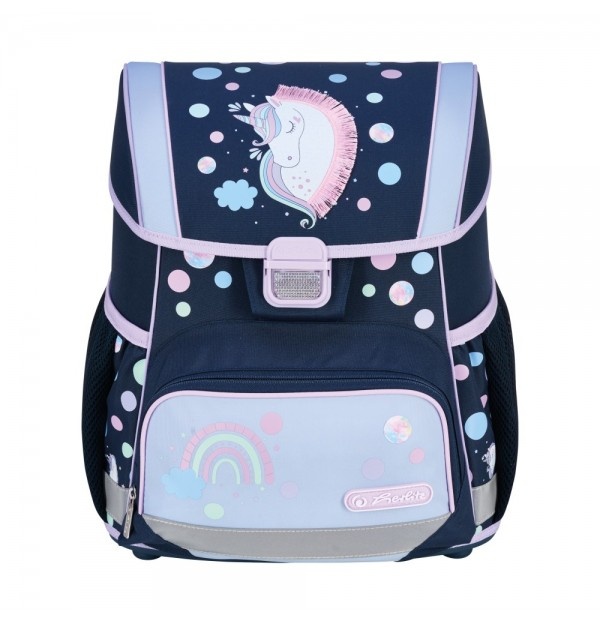 Ghiozdan fete neechipat Herlitz Loop, Motiv Unicorn Dreams