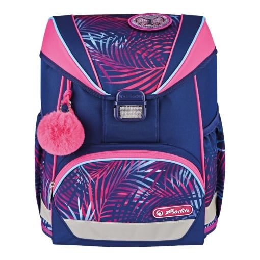 Ghiozdan fete neechipat Herlitz UltraLight, motiv Tropical Chill