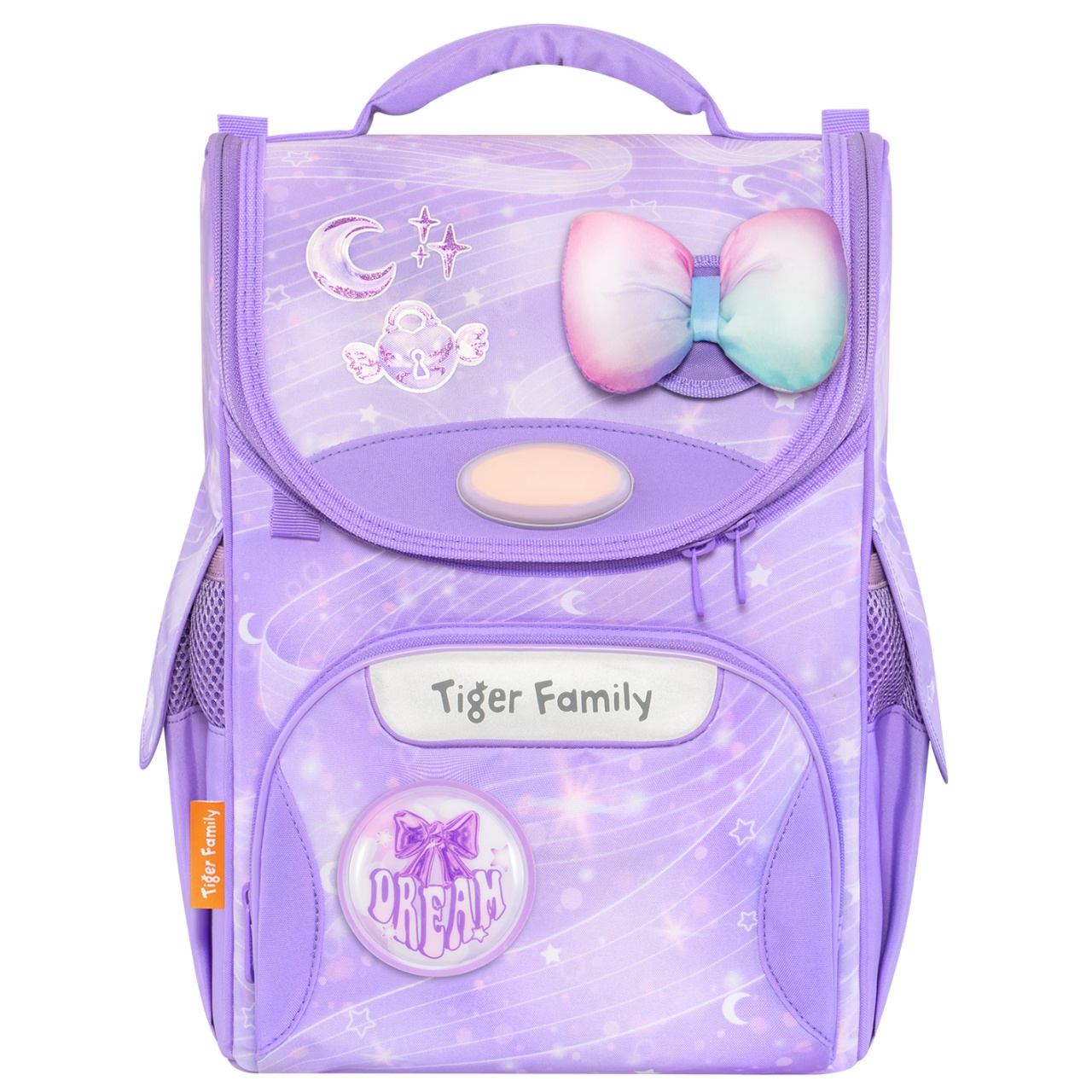 Ghiozdan neechipat Nature Quest Pro, dimensiune 35 x 31 x 19 cm, motiv Purple Dreams, Go Green