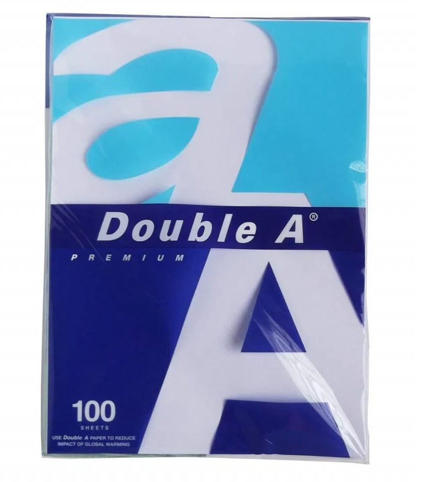 Hartie alba pentru copiator A4, 80g/mp, TOP-UL CONTINE 100 DE BUCATI clasa A, Double A Premium