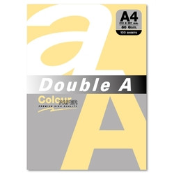 Hârtie color pentru copiator Double A, pastel 100coli/top, A4, 80g/mp