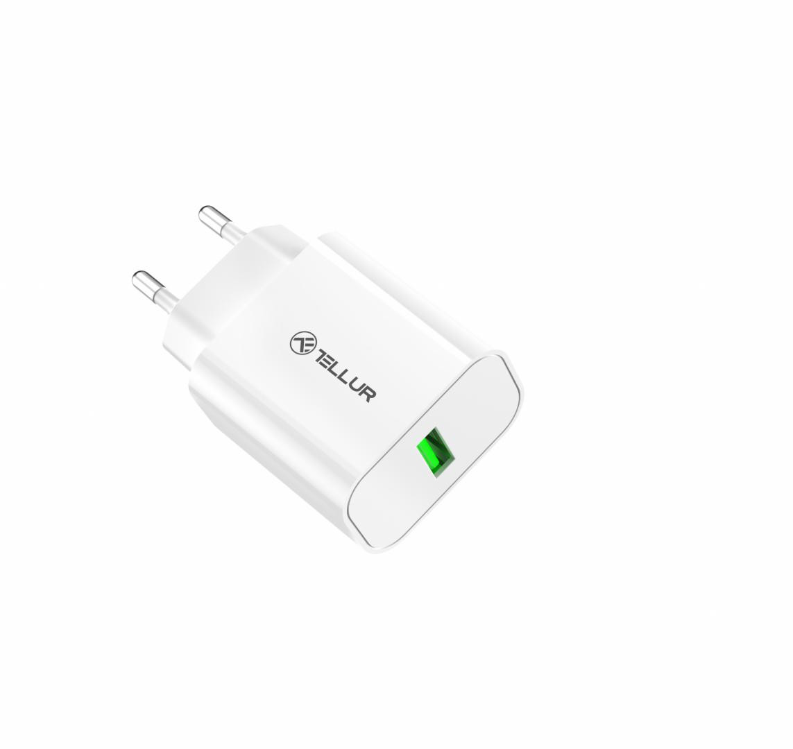 Incarcator priza Tellur USB-A QC3.0 18W