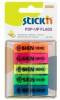 Index autoadeziv Stick\'n 5 culori fluorescente