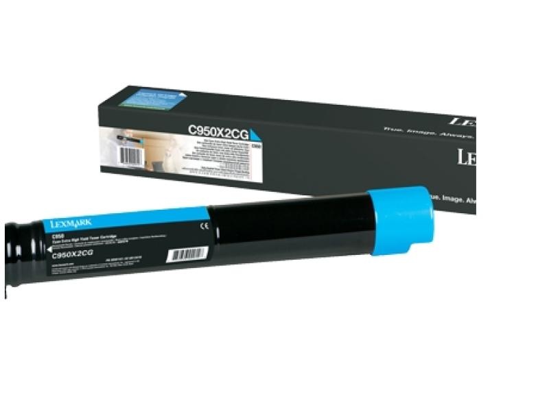 LEXMARK C950X2CG CYAN TONER - 1 | YEO