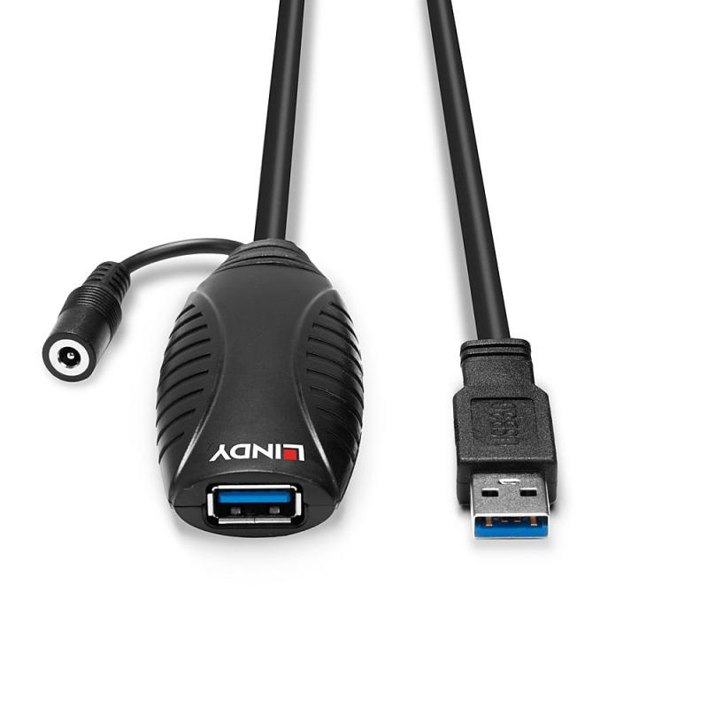 Lindy Cablu USB 3.0 Ext. Activ 10m - 5 | YEO