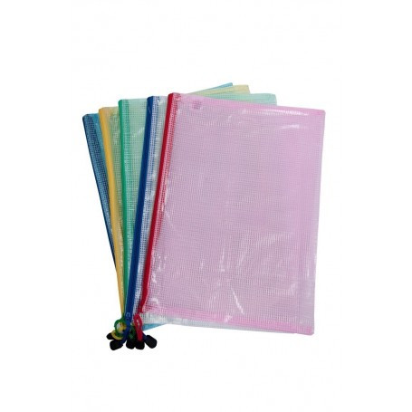 Mapa plastic cu fermoar pânzată CNX 655/881 transparentă