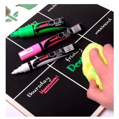 Marker cretă Posca Uni Chalk PWE-5M, diverse culori - 1 | YEO