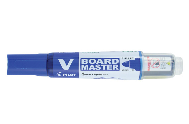 Marker whiteboard Pilot Vboard Master, vârf 6mm, vârf rotund - 3 | YEO