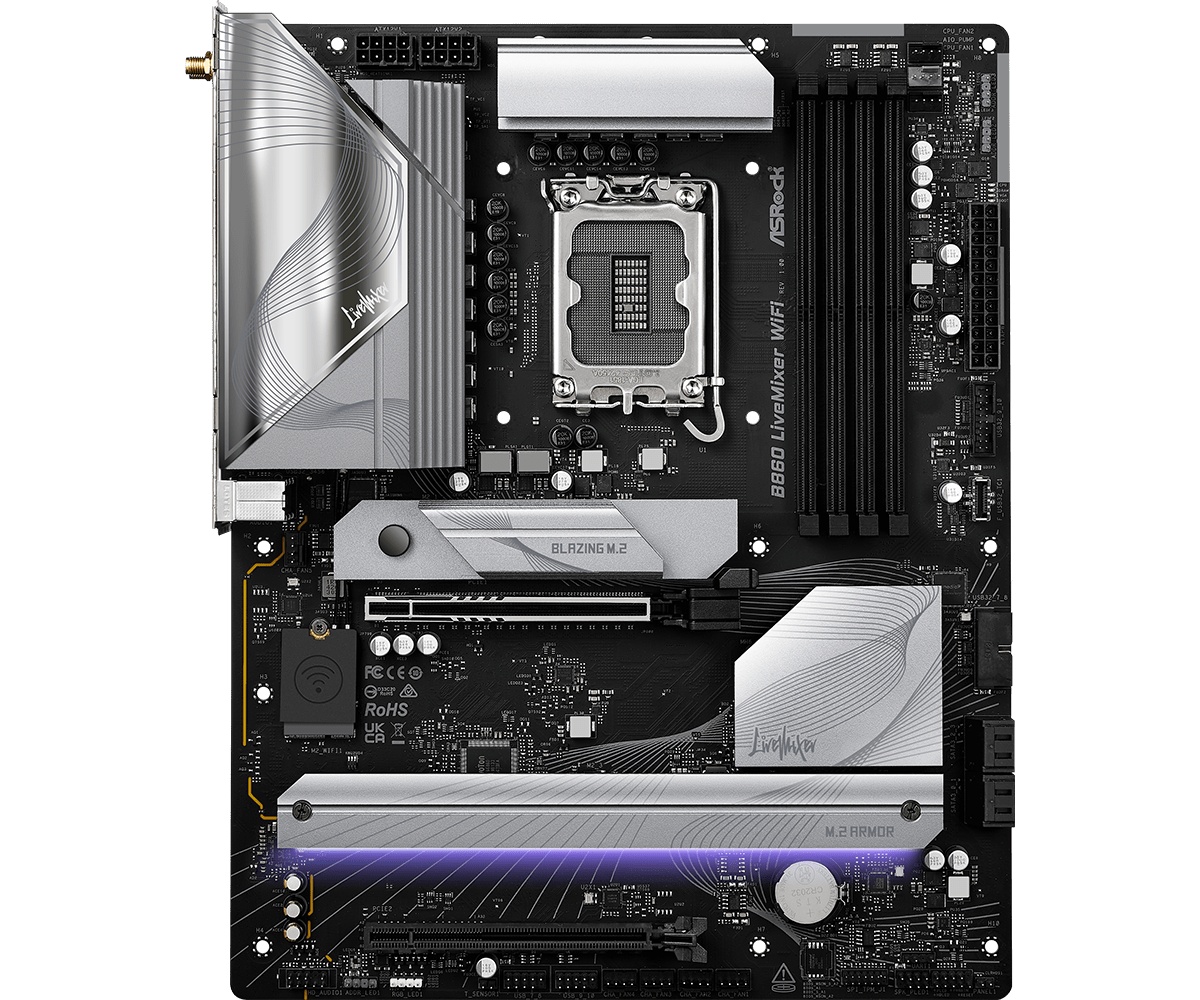 MB Asrock B860 LIVEMIXER WIFI AM5 - 2 | YEO