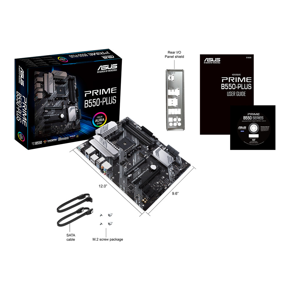 MB ASUS AMD PRIME B550-PLUS AM4 - 3 | YEO