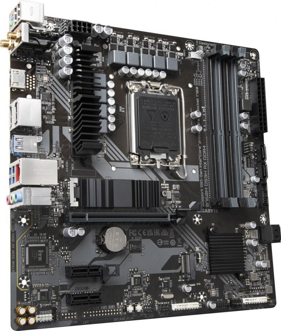 MB GIGABYTE B760M DS3H AX LGA1700 DDR5 - 1 | YEO