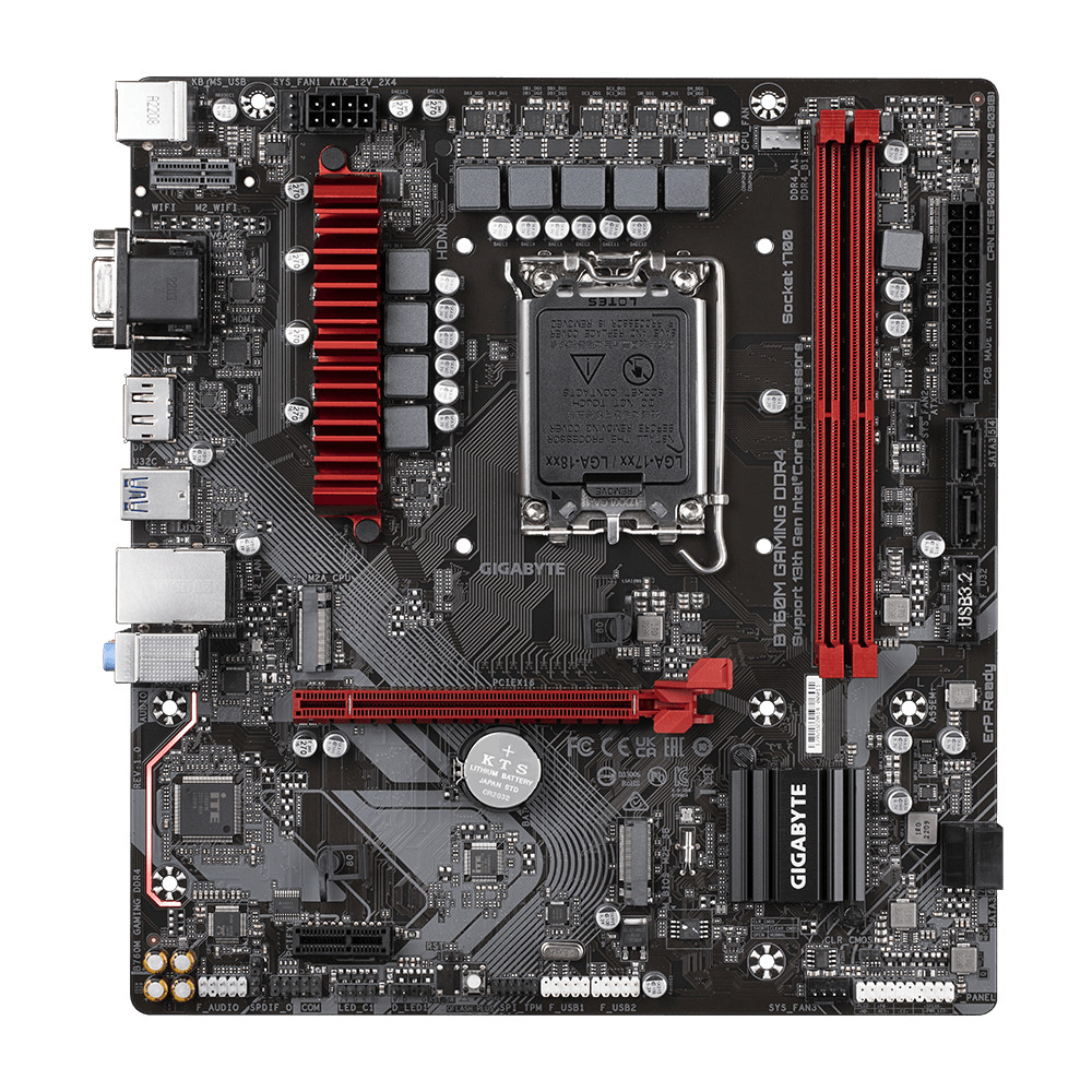 MB GIGABYTE B760M GAMING LGA1700 DDR4 - 1 | YEO