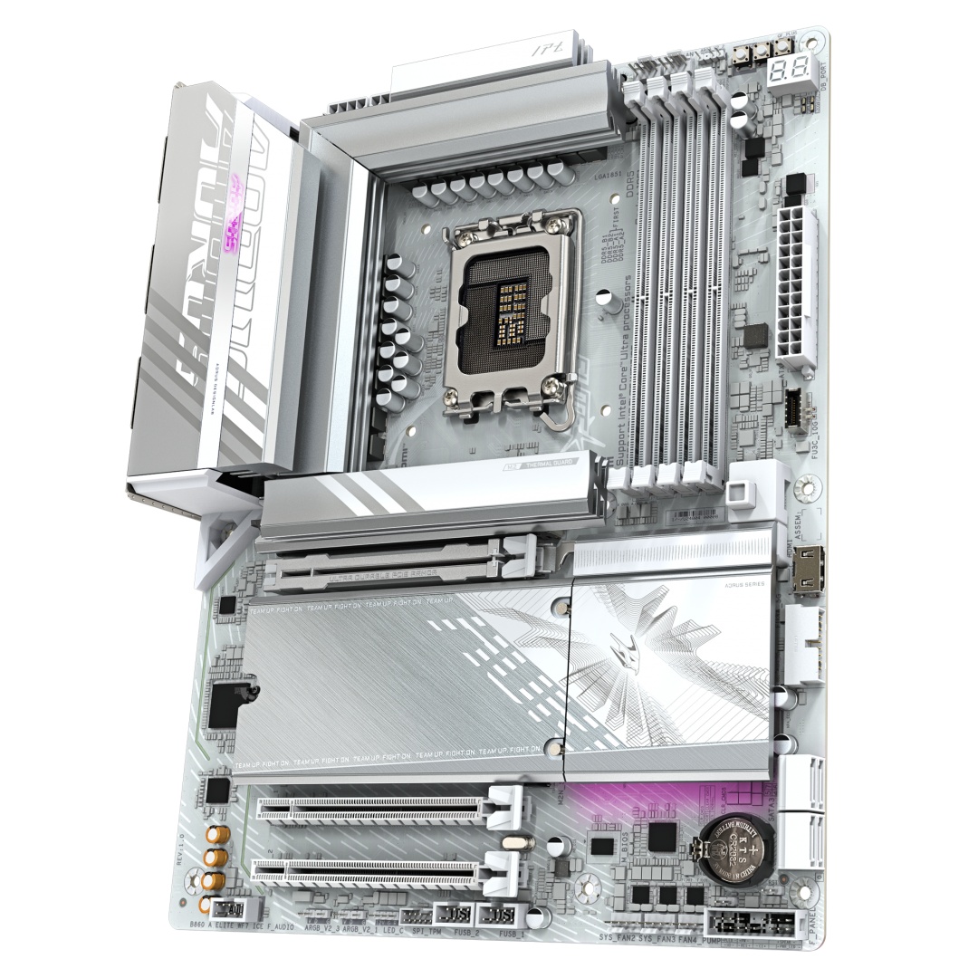MB Gigabyte B860 AORUS ELITE WIFI7 ICE - 3 | YEO