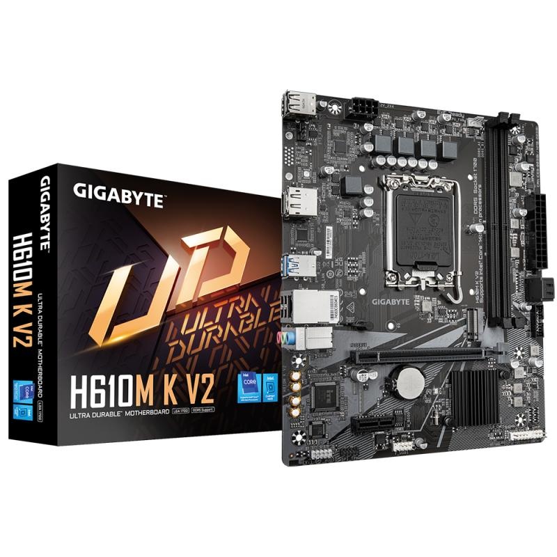 MB GIGABYTE H610M K V2 LGA1700 DDR5 - 1 | YEO