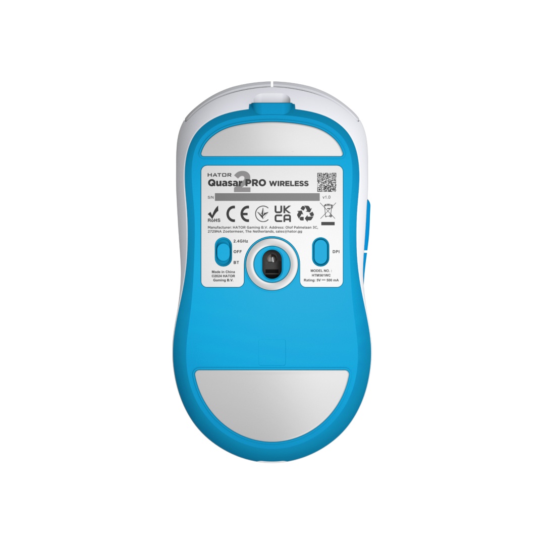 Mouse wireless Hator Quasar 2 Pro, alb-a - 2 | YEO