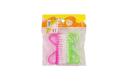 Perie unghii plastic Zorex Basic, 8 cm