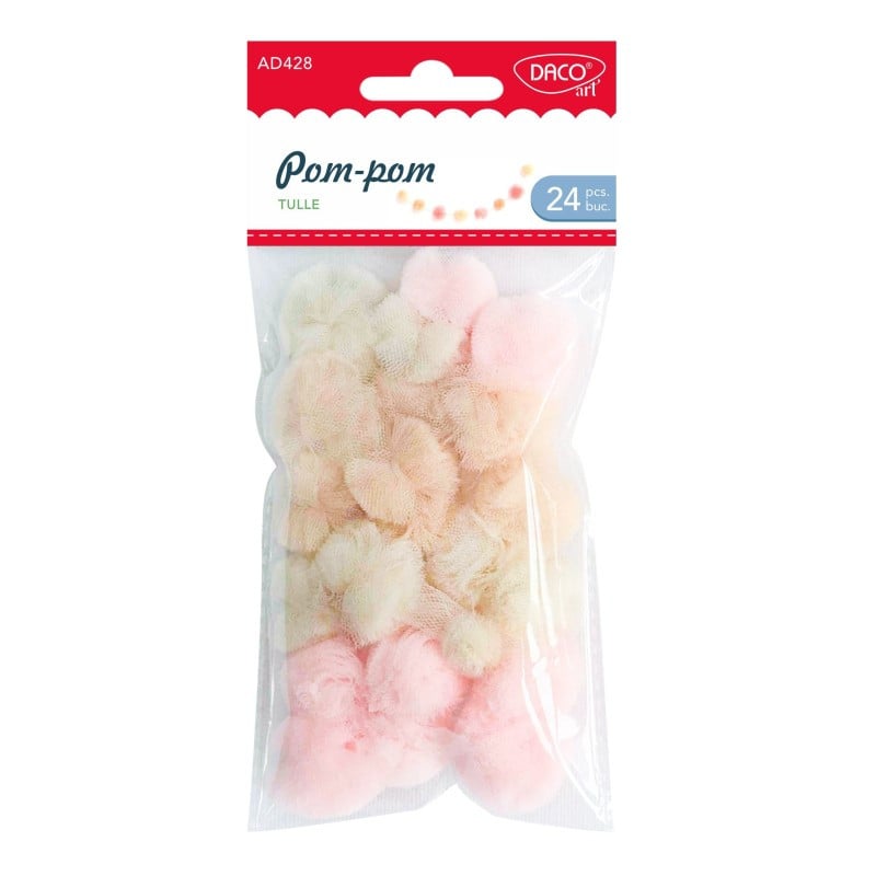 Pom - pom tulle - Accesorii craft Daco