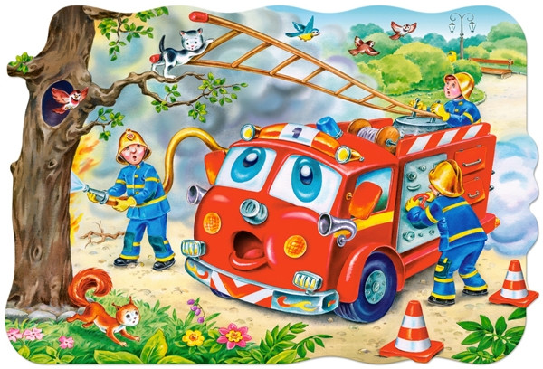 Puzzle 20 piese Maxi fire brigade