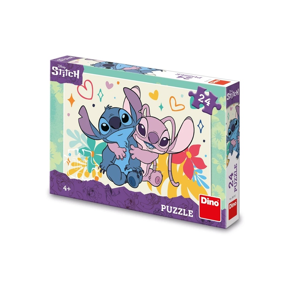 Puzzle Dino toys Stitch si Angel, 24 piese