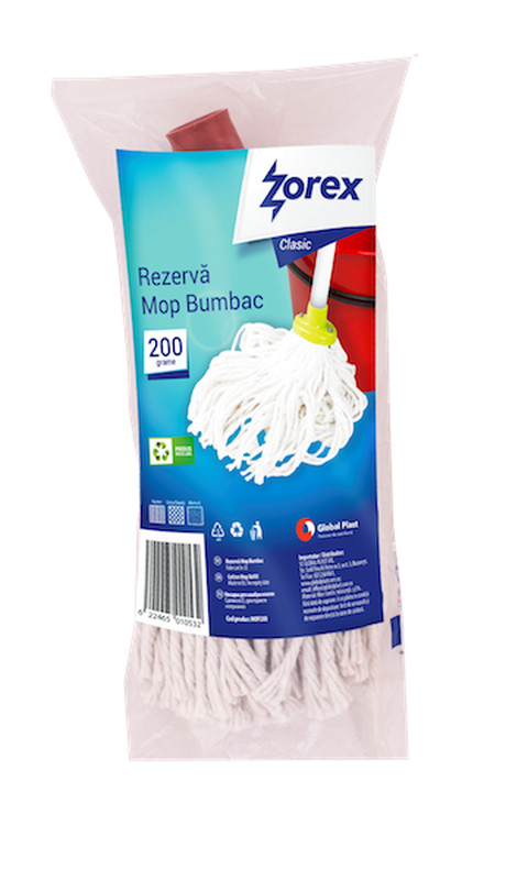 Rezerva mop bumbac. Zorex Clasic, 200gr.