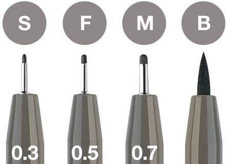 Set 4 buc Dual Marker Faber-Castell Pitt Artist Pen, gri cald - 2 | YEO