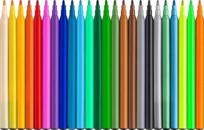 Set carioci Faber-castell, 18+6 culori, dinozauri - 2 | YEO