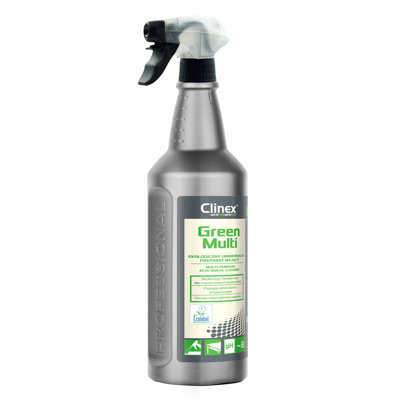 Soluție pentru curățarea suprafețelor Clinex Green Multi, cu pulverizator, 1L