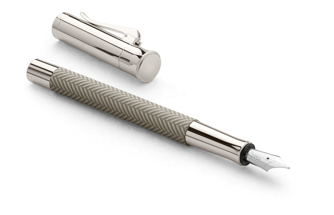 Stilou Guilloche Cisele Light Grey Graf Von Faber-Castell