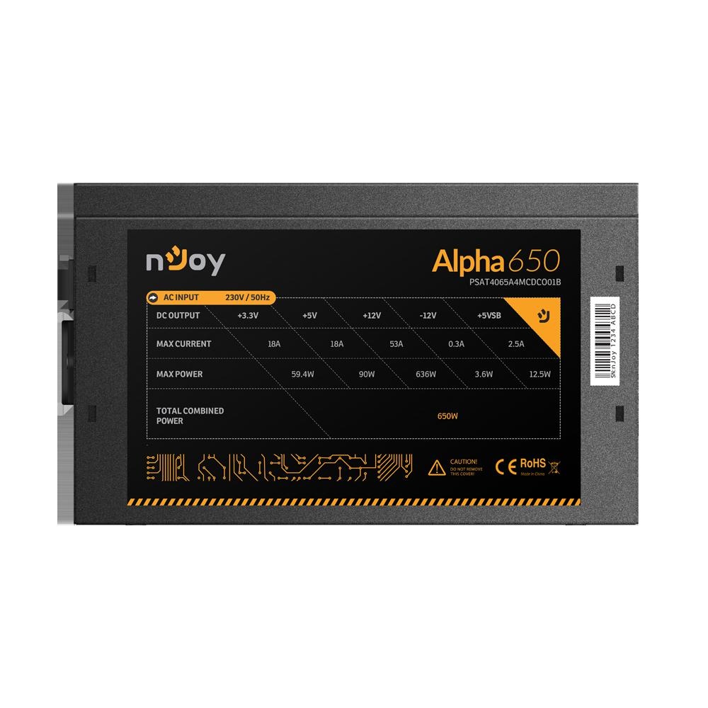 SURSA ATX 650W NJOY ALPHA 80+ GOLD - PRODUS RESIGILAT! - 4 | YEO